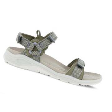 Women's Ecco X-trinsic 3s Waters Sandals Olive | Canada 195MQZ